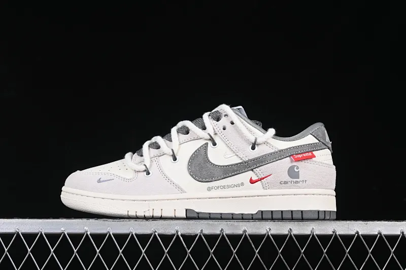 All categories Nk SB Dunk Series Nk SB Dunk Low High-end customized low-top sneakers Nk SB Dunk Low Carhartt x Sup joint strap gray hook Anniversary high-end customized low-top casual sneakers YX5066-239
